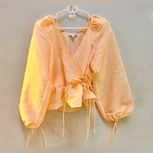 Top Shop Size 2 Peasant Cottagecore Teen Feminine Trendy Bow Boho Chic Cosplay